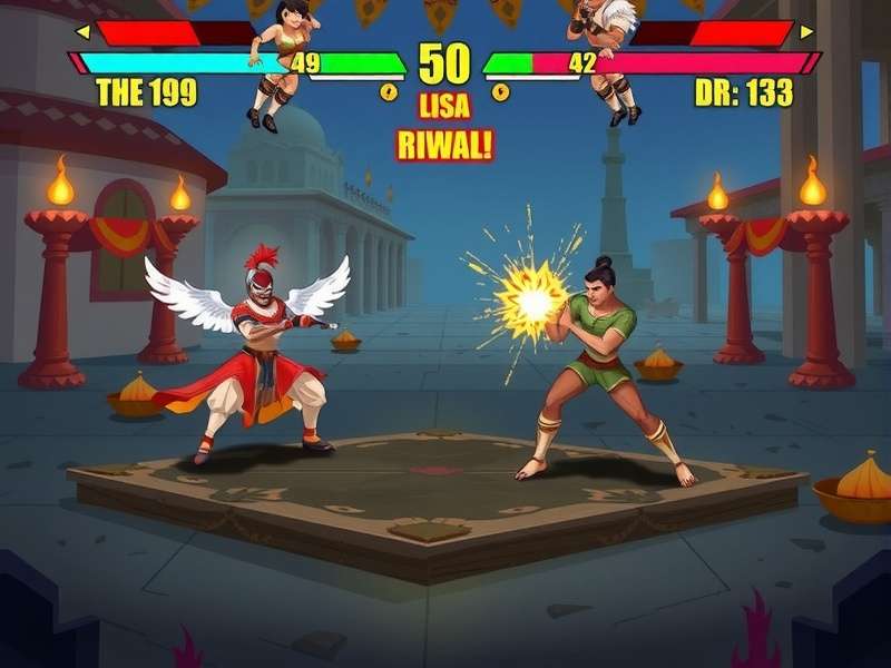 Colva Fury Fight gameplay screenshot showing character battles